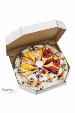 Sale Skarpetki Rainbow Socks Pizza 4 Pary Hawajska Pepperoni Capricciosa Skarpetki|Skarpetki