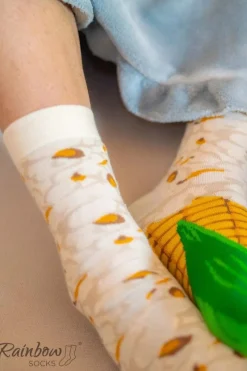 Outlet Skarpetki Rainbow Socks Pudełko Popcornu 2 Pary Skarpetki|Skarpetki