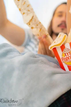Outlet Skarpetki Rainbow Socks Pudełko Popcornu 2 Pary Skarpetki|Skarpetki