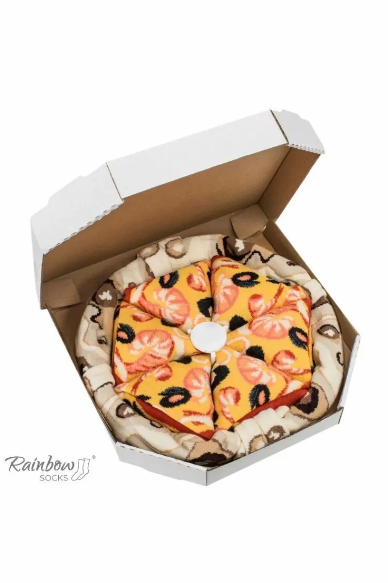 Clearance Skarpetki Rainbow Socks Pizza 4 Pary Owoce Morza Skarpetki|Skarpetki