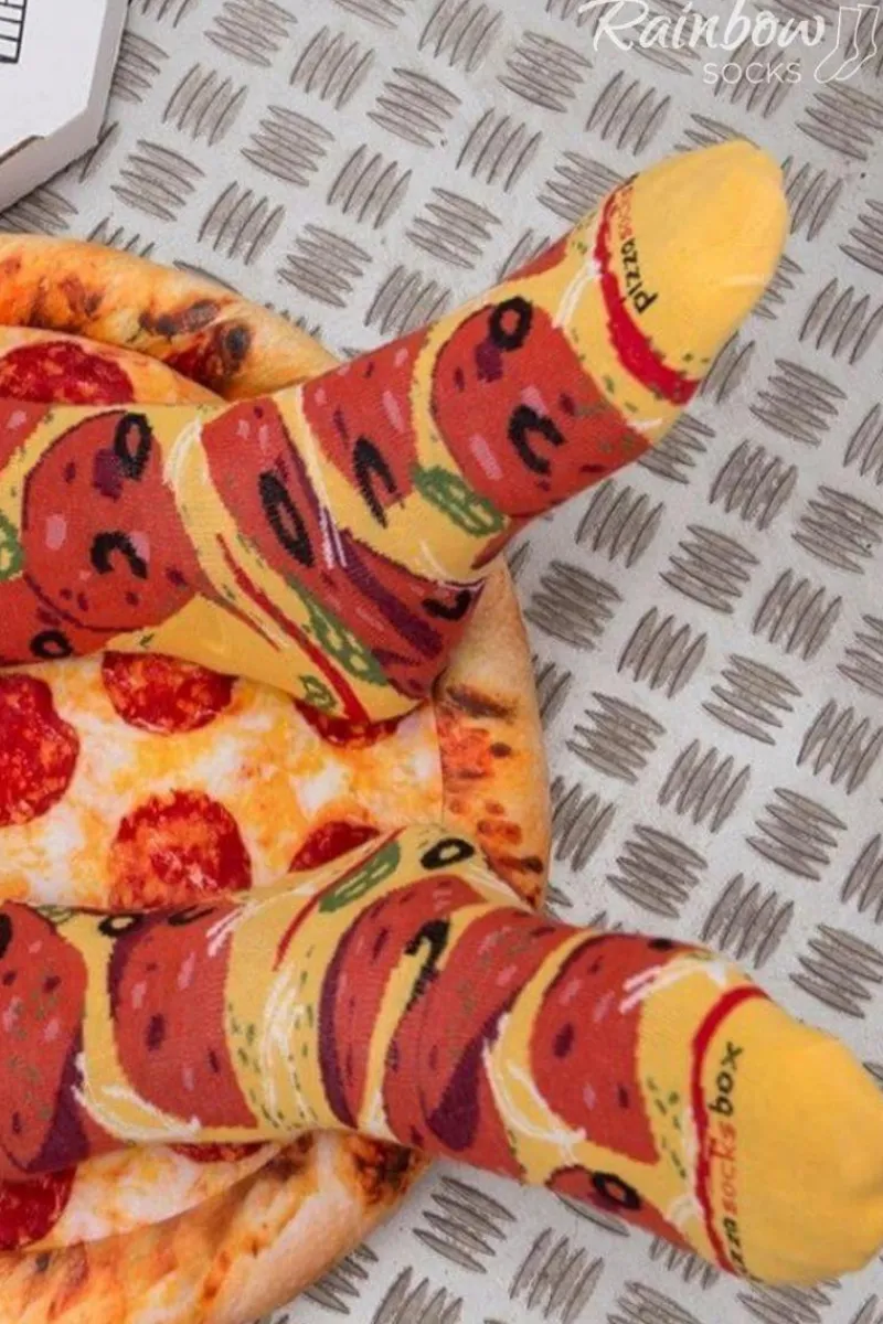 Best ZOOKSY/RAINBOW SOCKS Skarpetki Rainbow Socks Pizza 4 Pary Pepperoni