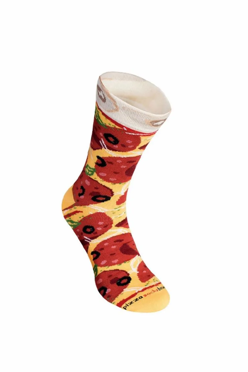 Best ZOOKSY/RAINBOW SOCKS Skarpetki Rainbow Socks Pizza 4 Pary Pepperoni