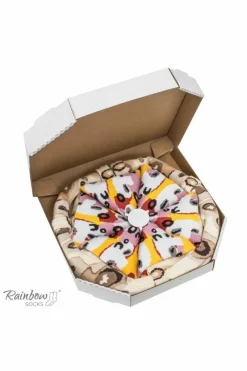 Discount ZOOKSY/RAINBOW SOCKS Skarpetki Rainbow Socks Pizza 4 Pary Capricciosa Wielokolorowy