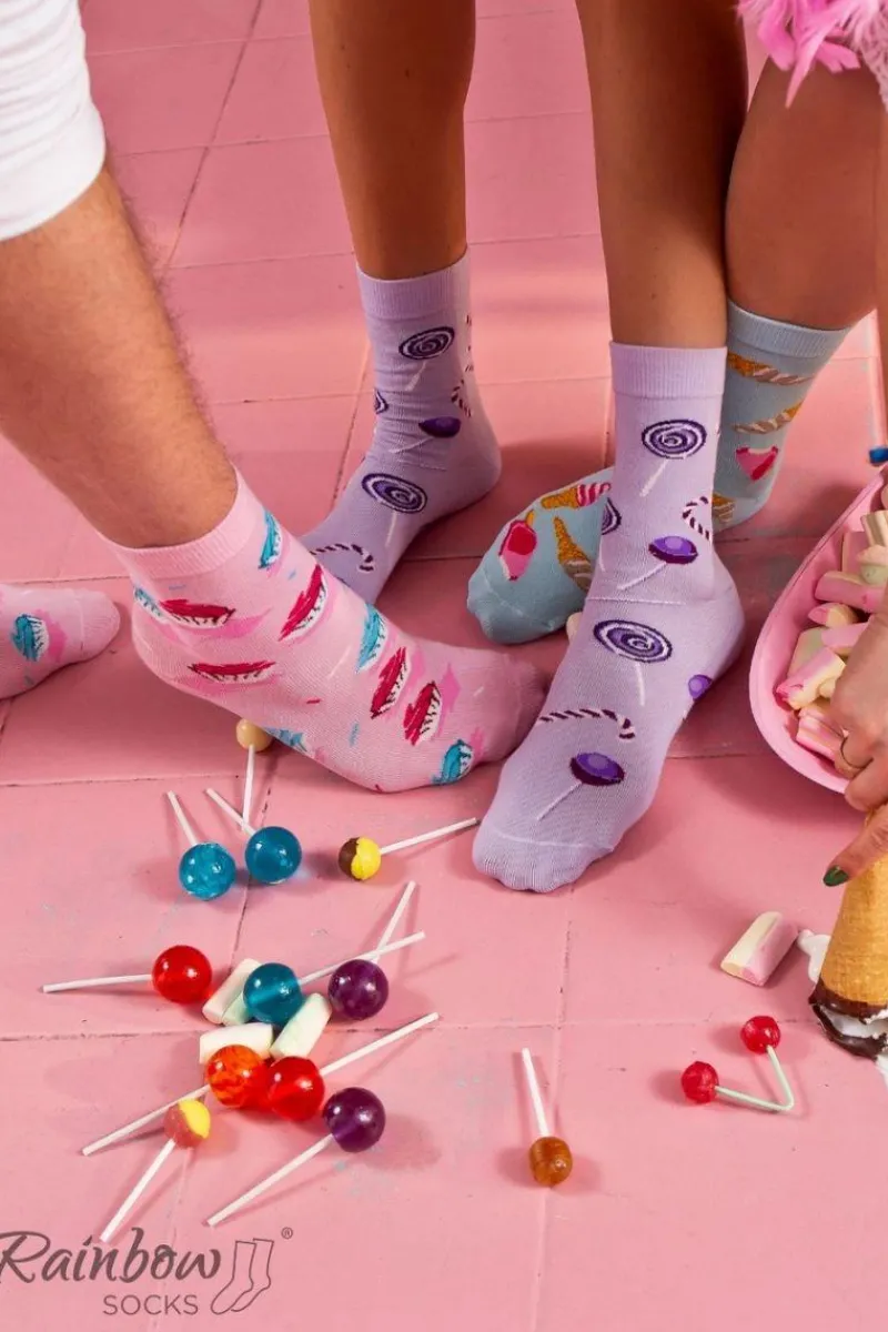 Skarpetki|Skarpetki>ZOOKSY/RAINBOW SOCKS Skarpetki Rainbow Socks Słodycze W Pudełku 3 Pary