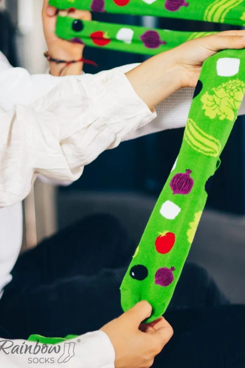 Skarpetki|Skarpetki>ZOOKSY/RAINBOW SOCKS Skarpetki Rainbow Socks Sałatka W Pudełku 2 Pary