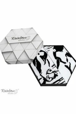 ZOOKSY/RAINBOW SOCKS Skarpetki Rainbow Socks W Motywy Zwierzęce Orka Pingwin Czarno-Białe 2 Pary