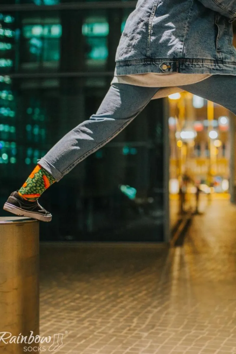 Online Skarpetki Rainbow Socks Warzywa W Słoiku Papryczki Chili Groszek Z Marchewką 2 Pary Skarpetki|Skarpetki