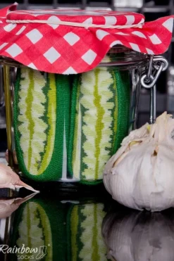 ZOOKSY/RAINBOW SOCKS Skarpetki Rainbow Socks Warzywa W Słoiku Ogórki 2 Pary