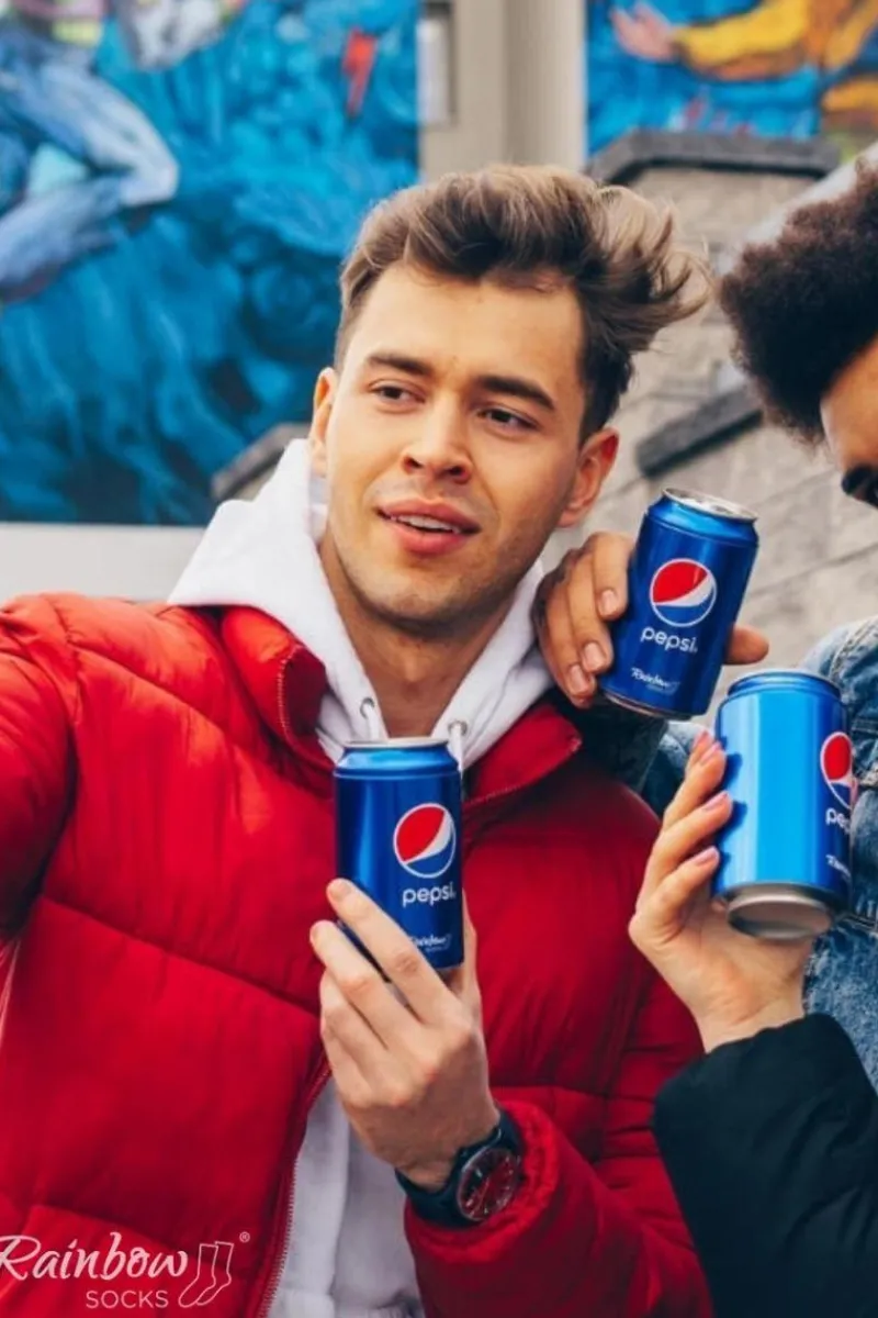 Skarpetki|Skarpetki>ZOOKSY/RAINBOW SOCKS Skarpetki Rainbow Socks x Pepsi 1 Para