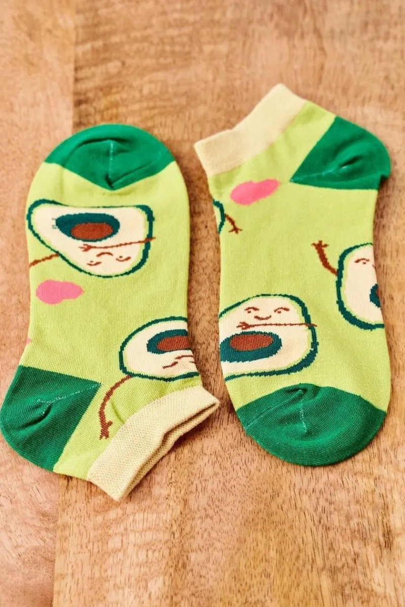 Outlet Boto Skarpetki Stopki Nie Do Pary Z Awokado Zielone