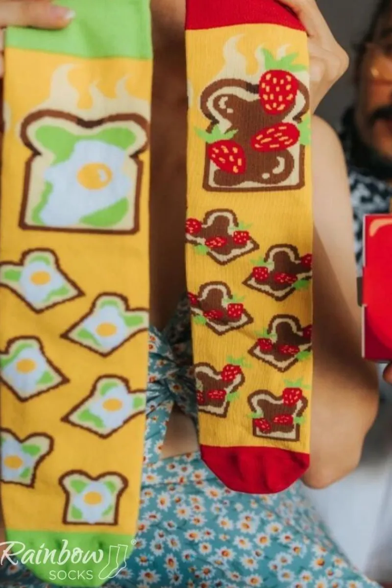 Skarpetki|Skarpetki>ZOOKSY/RAINBOW SOCKS Skarpetki TOASTER Rainbow Socks 1 Para