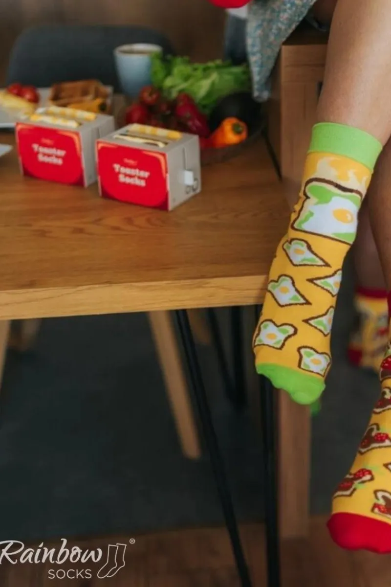 Skarpetki|Skarpetki>ZOOKSY/RAINBOW SOCKS Skarpetki TOASTER Rainbow Socks 1 Para