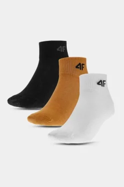 Skarpetki|Skarpetki>4F Skarpety Chłopięce Za Kostkę 3-PACK JWAW23USOCM232-91S Multikolor