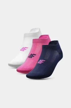 Best 4F Skarpety Damskie Treningowe 3-PACK AW23USOCF194-95S Multikolor