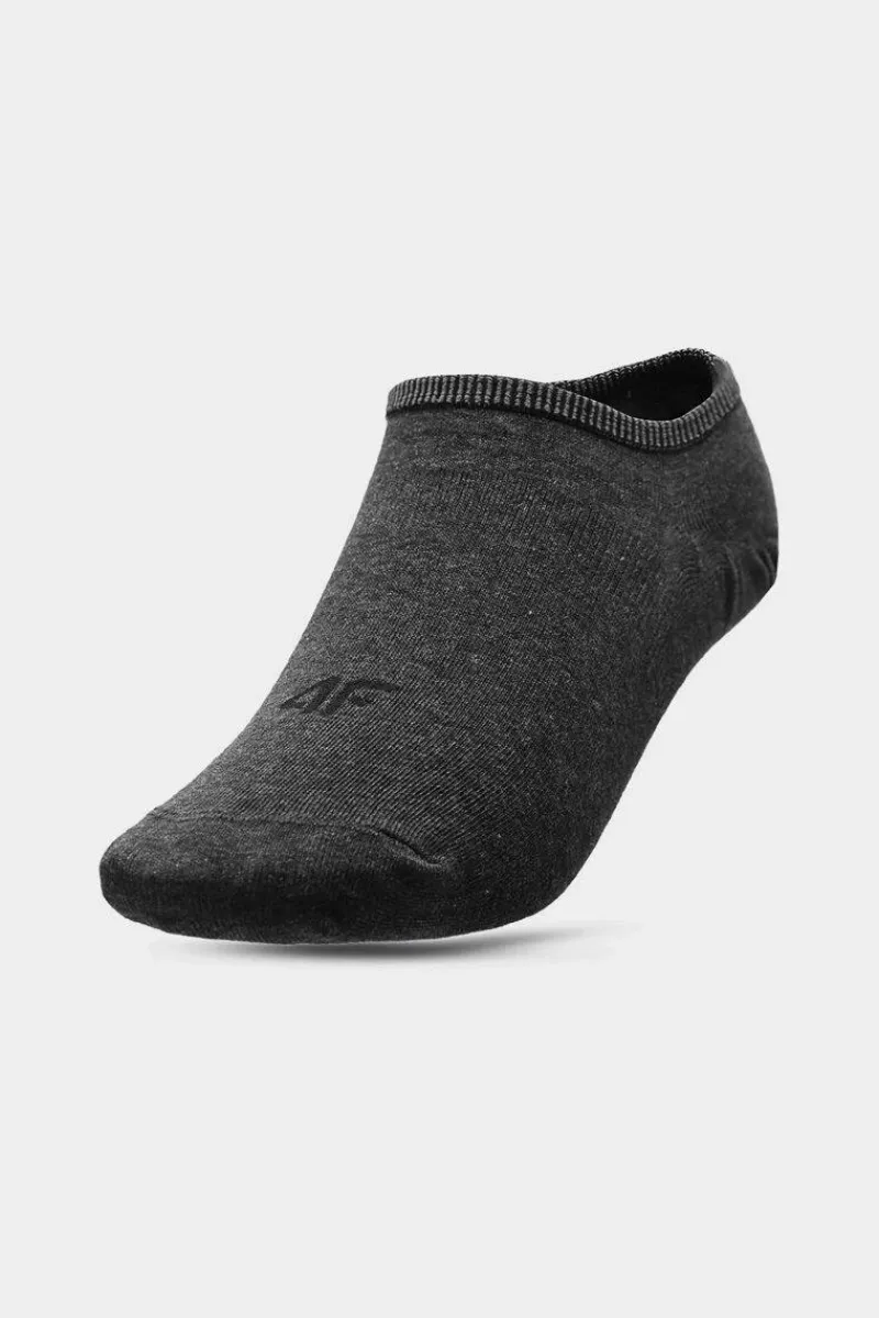 Skarpetki|Skarpetki>4F Skarpety Stopki Casual 3-PACK AW23USOCF196-92M Szare