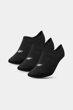Skarpetki|Skarpetki>4F Skarpety Stopki Casual 3-PACK AW23USOCF196-20S Czarne