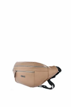 Discount Skórzana Nerka Big Star JJ574081 Beżowa Nerki