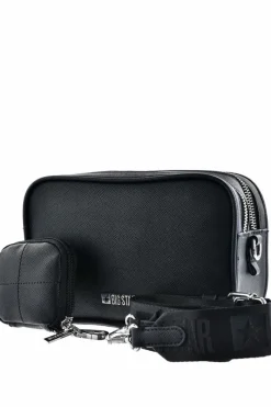 Torebki Klasyczne|Listonoszki>Big Star Shoes Skórzana Torebka Listonoszka Big Star LL574111 Czarna