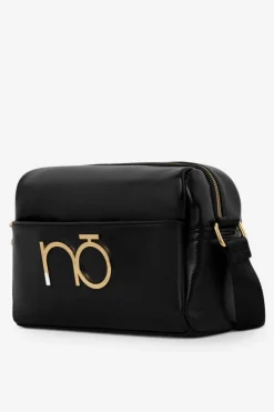 Outlet Nobo Skórzana Torebka Listonoszka NBAG-R3020-C020 Czarna