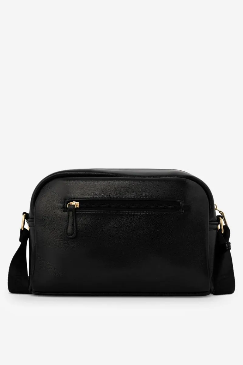 Outlet Nobo Skórzana Torebka Listonoszka NBAG-R3020-C020 Czarna