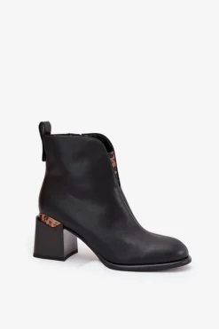 Botki Ocieplane|Czarne Botki><noscript><img width=