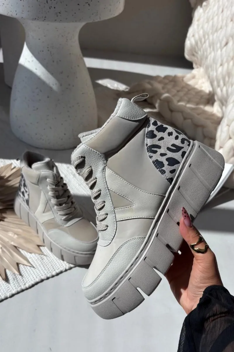 Botki Ocieplane|Botki Skórzane>Buty damskie Vinceza Skórzane Botki Damskie Na Platformie Ocieplane Vinceza 66838 Beżowe Beżowy