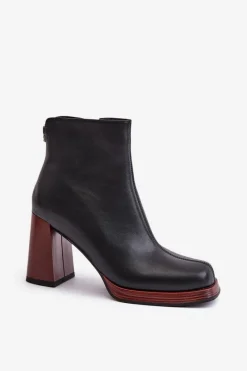 Botki Na Słupku|Czarne Botki><noscript><img width=