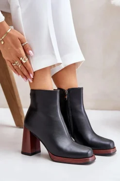 Botki Na Słupku|Czarne Botki><noscript><img width=