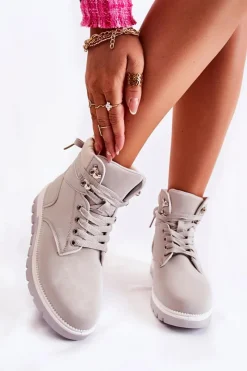 Czarne Botki|Botki Zimowe Damskie><noscript><img width=