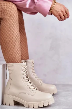 Botki Sznurowane|Czarne Botki><noscript><img width=