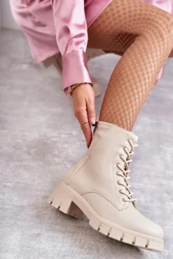 Botki Sznurowane|Czarne Botki><noscript><img width=