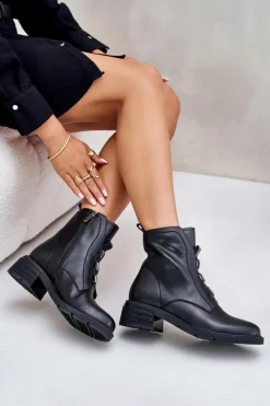 Botki Ocieplane|Czarne Botki><noscript><img width=