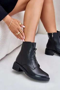 Botki Ocieplane|Czarne Botki><noscript><img width=