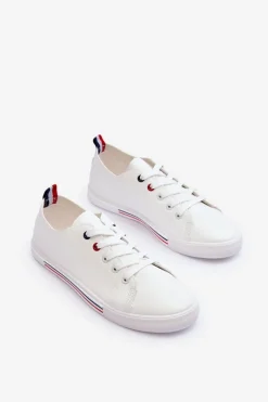 Skórzane Buty Sportowe Damskie Białe Mossaia Damskie Buty Sportowe Na Platformie|Sneakersy Damskie