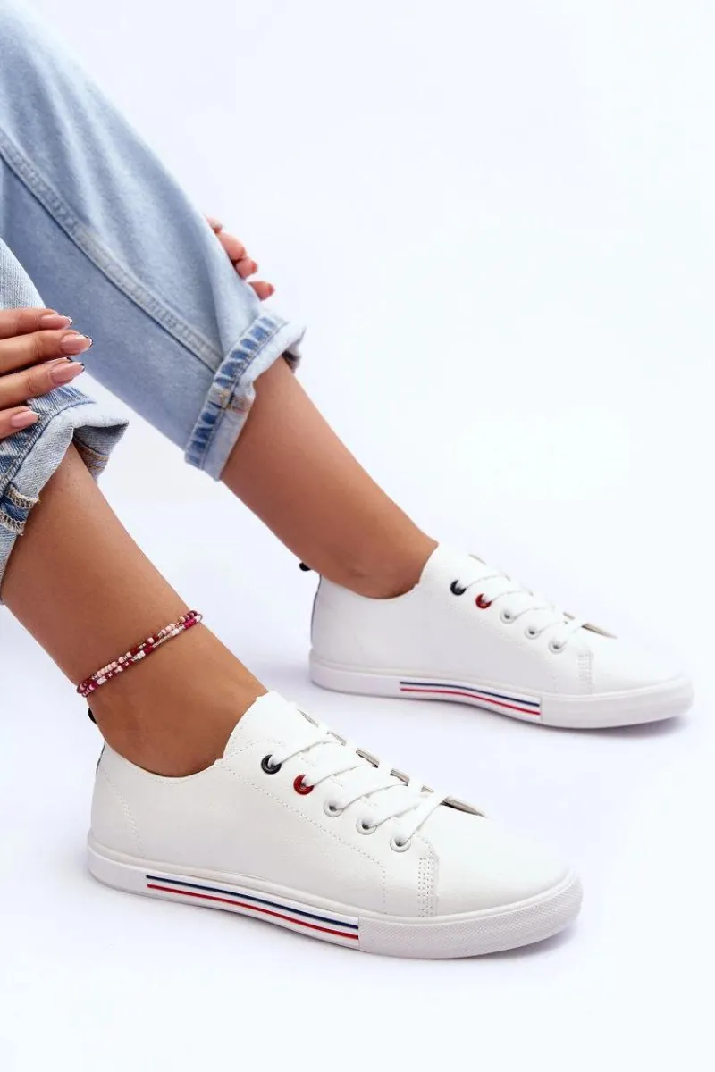 Skórzane Buty Sportowe Damskie Białe Mossaia Damskie Buty Sportowe Na Platformie|Sneakersy Damskie