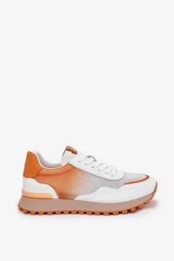 Best Buty damskie Vinceza Skórzane Buty Sportowe Z Siateczką Damskie Vinceza 66775 Pomarańczowe Pomarańczowy