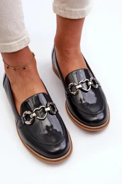 Loafersy Damskie|Mokasyny Płaskie><noscript><img width=