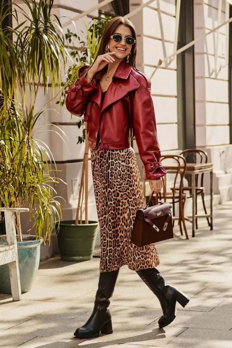 Clearance Skórzane Eleganckie Kozaki Do Kolana Na Obcasie Słupku Ocieplane D&A CR42-118 Czarne Damskie Kozaki Ocieplane|Kozaki Na Słupku