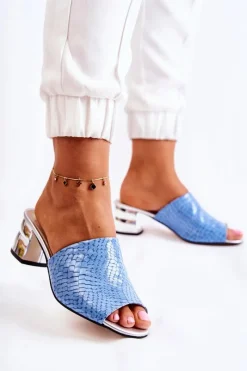 Klapki Na Obcasie|Klapki Damskie Klasyczne><noscript><img width=