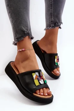 Klapki Na Platformie|Klapki Damskie Klasyczne><noscript><img width=