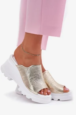 Klapki Na Koturnie|Klapki Damskie Klasyczne><noscript><img width=