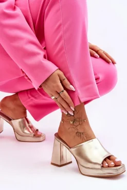 Klapki Na Obcasie|Klapki Damskie Klasyczne><noscript><img width=