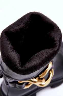 Best Skórzane Kozaki Na Płaskim Obcasie Czarne Diominna Damskie Kozaki Płaskie|Kozaki Przed Kolano