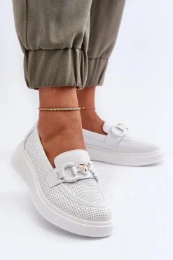 Loafersy Damskie|Mokasyny Damskie Skórzane><noscript><img width=