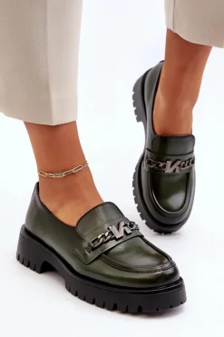 Loafersy Damskie|Mokasyny Płaskie><noscript><img width=