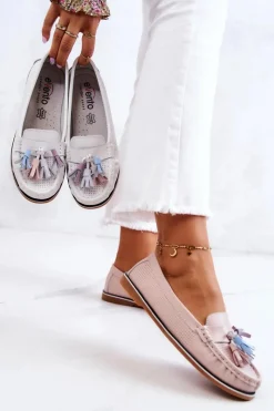 Loafersy Damskie|Mokasyny Płaskie><noscript><img width=