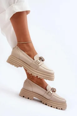 Loafersy Damskie|Mokasyny Płaskie><noscript><img width=