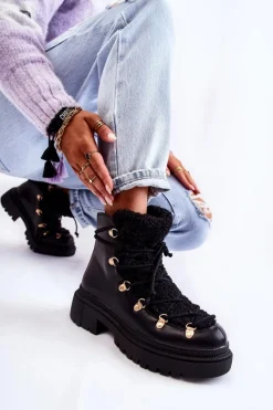 Damskie Trapery|Botki Sznurowane><noscript><img width=