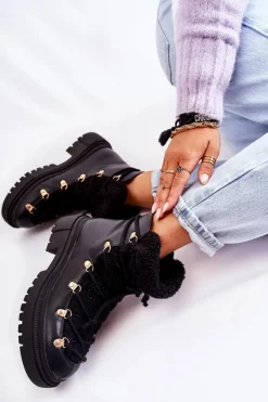 Damskie Trapery|Botki Sznurowane><noscript><img width=