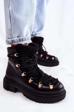 Damskie Trapery|Botki Sznurowane><noscript><img width=